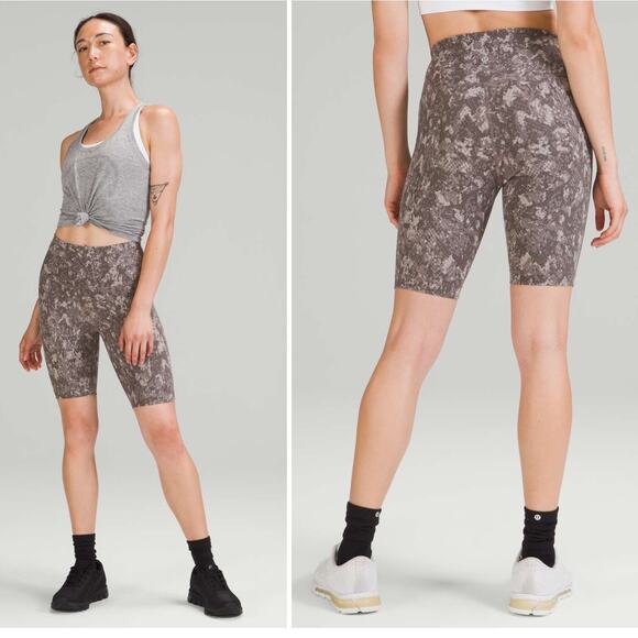 Lululemon Wunder Train High-Rise Short 8" Size 4 Hideaway Camo Lunar Rock Multi - Picture 1 of 6